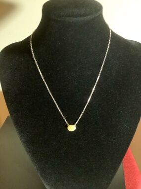 Delicate Butterscotch Amber Sterling SilverNecklace -Minimalist Women’s Jewelry